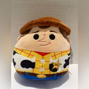 Squishmallows Woody - Pixar Toy Story Plush collectible blue and yellow 8” NWT